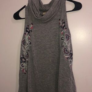 Cowl neck tank